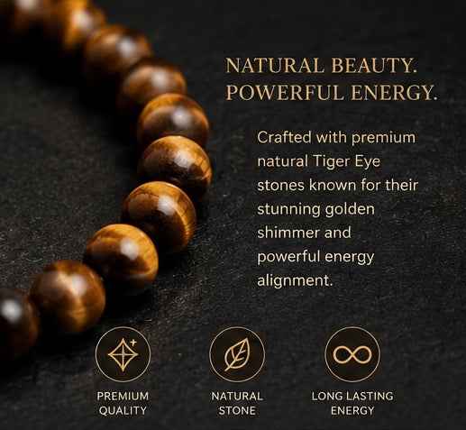 Tiger Eye Bracelet - Mpyre™ Vastu Energy Jewelry
