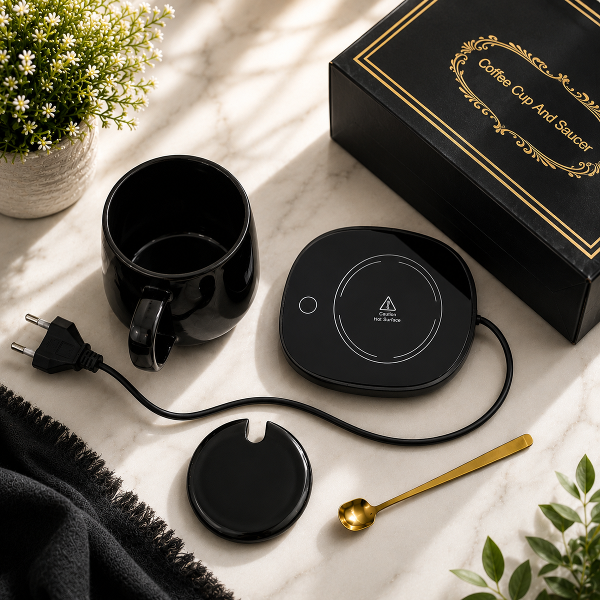 Mpyre- Cup and smart heated saucer