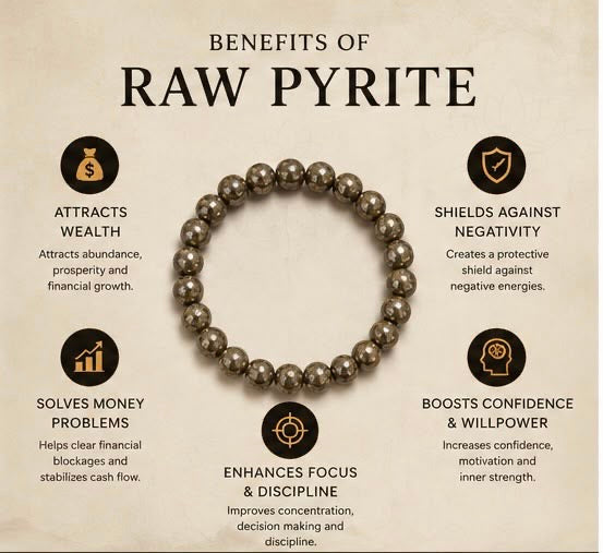 Mpyre™- Raw pyrite bracelet