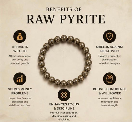 Mpyre™- Raw pyrite bracelet